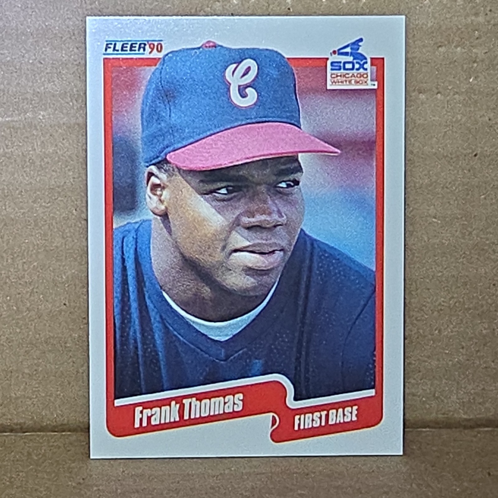 Fleer 1990 Update Frank Thomas U-87 Chicago White Sox Baseball Card