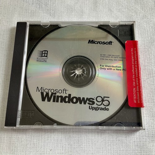 Microsoft Windows 95 Upgrade Installation CD-Rom Disc & Book - Picture 3 of 9