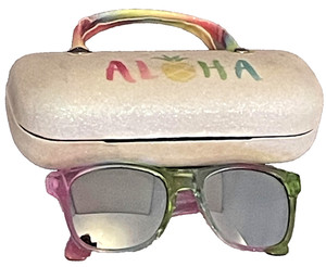 Tommy Bahama Kids Sunglasses Girls Multicolor Ombre Rainbow W/ Case NMS-15460