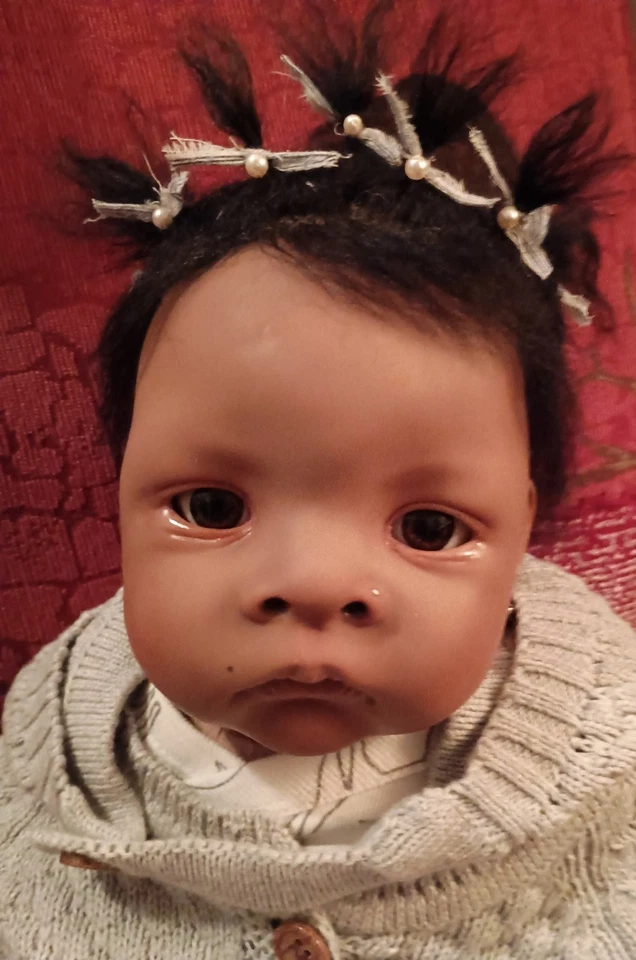 "Ashton Drake 21"" Jasmine Goes To Grandma So Truly Real Doll Waltraut Hanl / ADG Foto 4 de 4