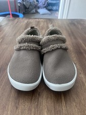 Womens Oofos Fleece Lined Comfort Casual Clog Slippers - Size 9