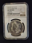 1878-P $1 8TF Morgan Silver Dollar Graded by NGC as UNC Details Hot-50 VAM 22