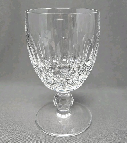 Waterford Crystal Short Stem Colleen Pattern Water Goblet 5 1/4" - 第 1/6 張圖片