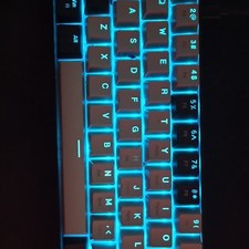 Gaming Keyboard QWERTY Standard English Backlit Illuminated Black Magegee 60 %