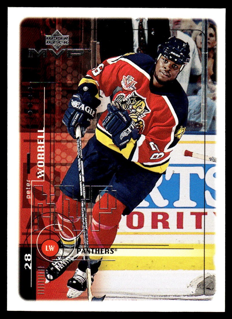 1998-99 Upper Deck MVP #90 Peter Worrell Florida Panthers Rookie Hockey Card