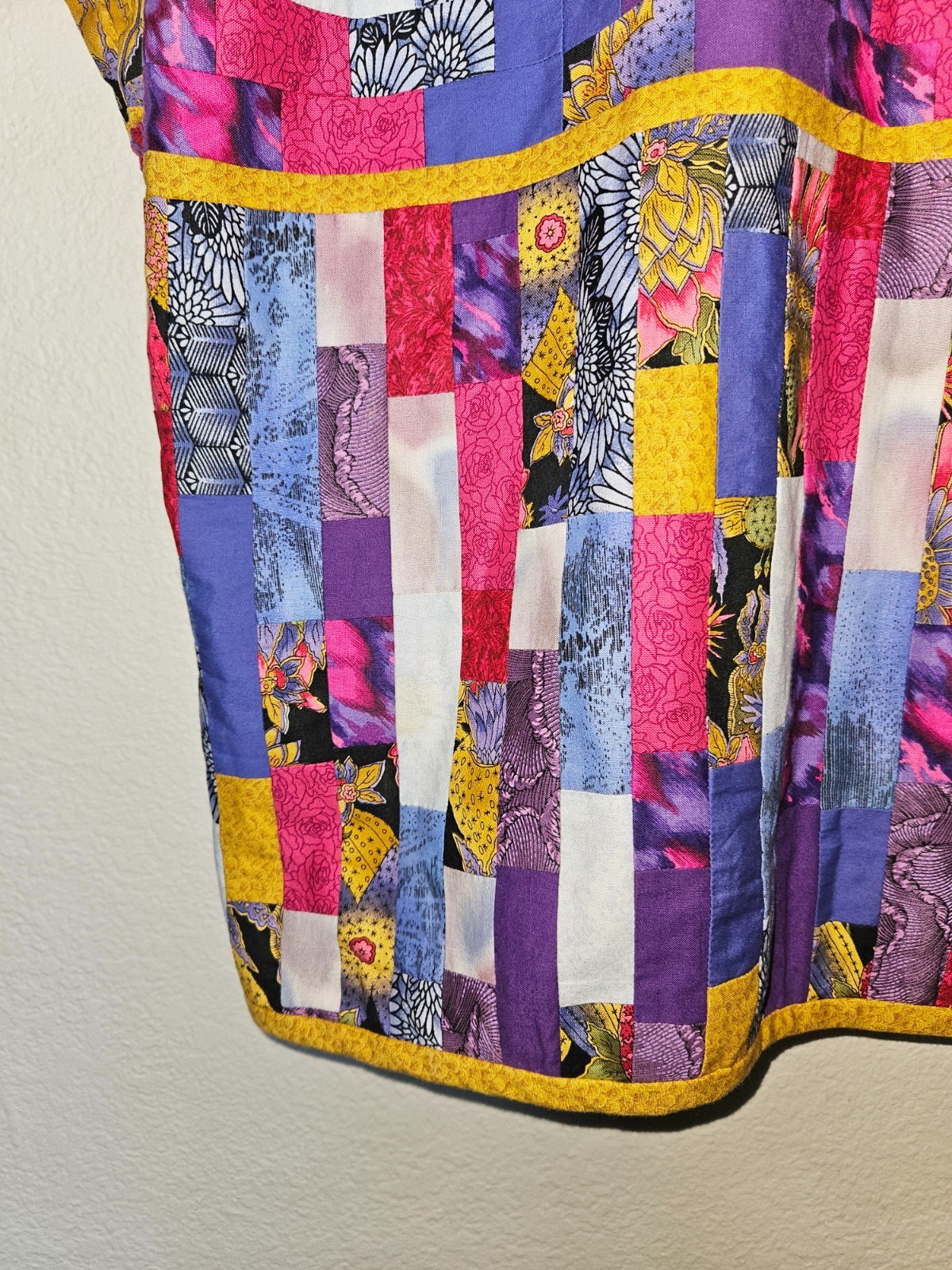 Handmade Patchwork Quilt Jacket Small Medium Kant… - image 14