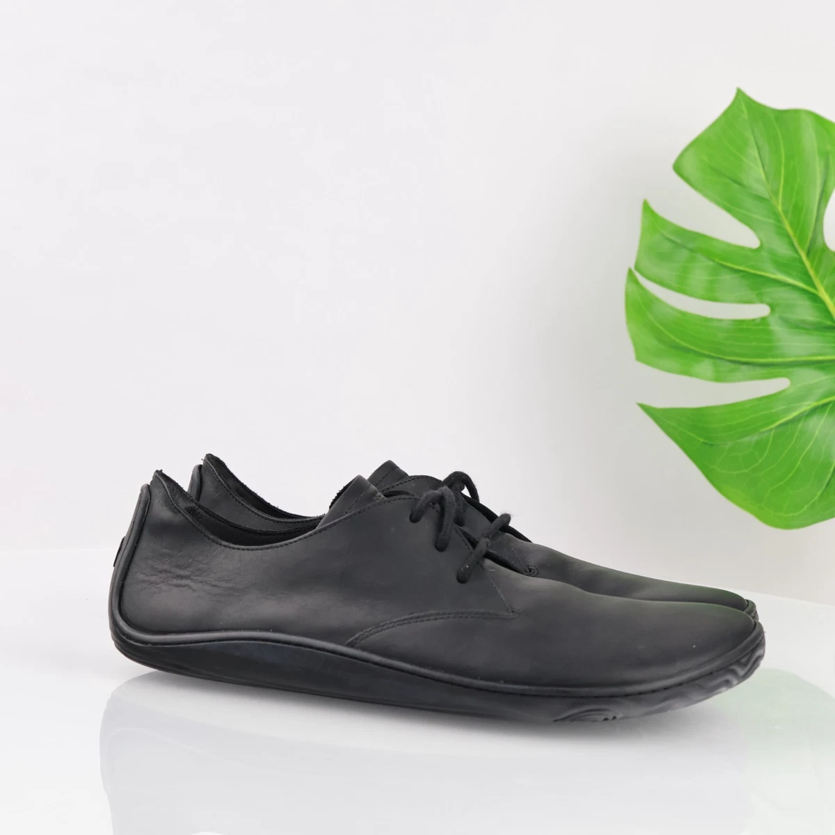 Vivobarefoot RA II Shoes Mens EU 43/US 10M Obsidian Leather Minimalist Casual Vivobarefoot Mens Ra IV Leather Obsidian Shoes 10 US  main image 2