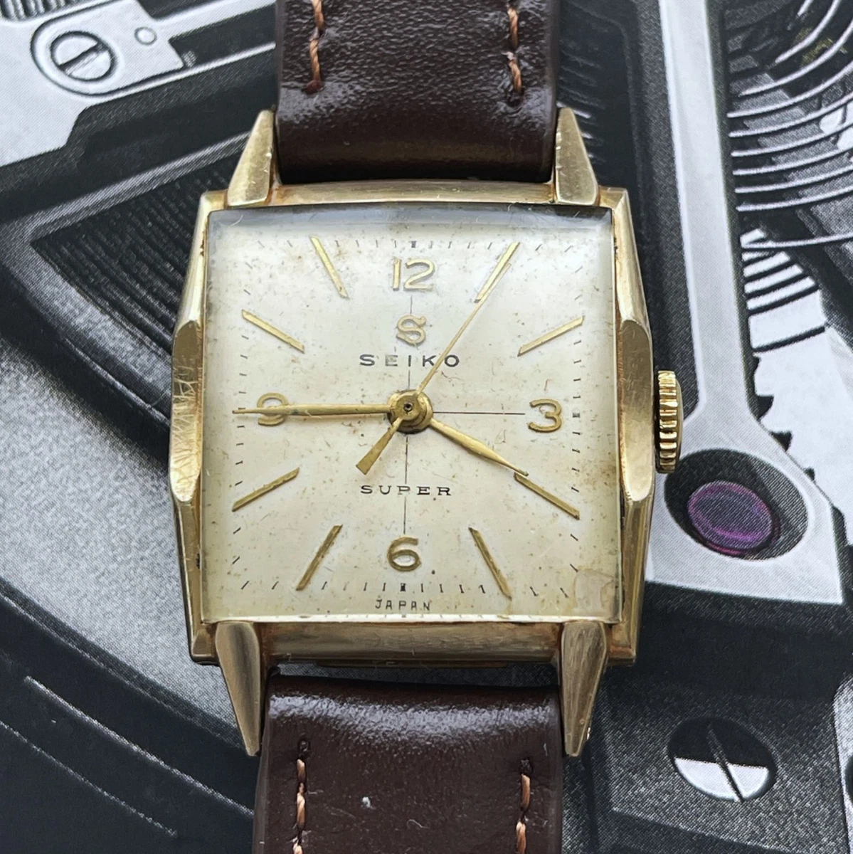 Seiko Silver Case Square Wristwatches for sale | eBay