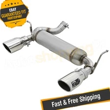 aFe 49-48061-P Rebel 2.5" Axle-Back Exhaust for 12-18 Jeep Wrangler JK V6 3.6L