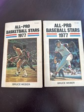 1977 all-pro basketball stars / baseball stars paperbacks