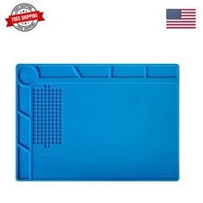 Insulation Silicone Soldering Mat Repair Mat, Heat Resistant Silicone Work Ma...