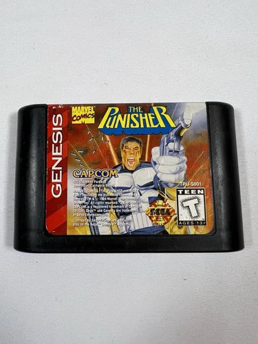 The Punisher (Sega Genesis, 1994) Tested Cart Cartridge Only AUTHENTIC WORKING