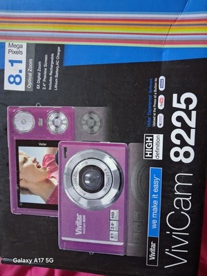 Vivitar ViviCam 8225 8,1-MP-Digitalkamera   lila