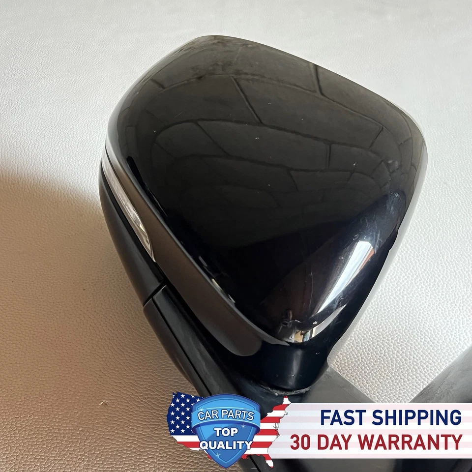 Espejo de puerta plegable eléctrico negro para conductor Jaguar XE Premium LH con punto ciego Foto 2 de 4