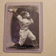 2022 Panini Chronicles Titan Aaron Judge Building Blocks Prizm #22