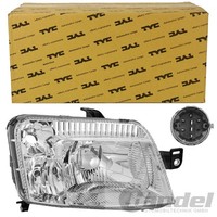 Tyc Hauptscheinwerfer H4 Links Passend FüR Fiat Panda Classic 1.1 - 1.4 Lpg 4X4