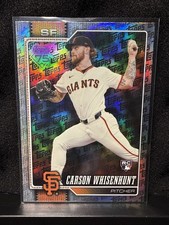 2026 Topps Series 1 Carson Whisenhunt Topps Logo Foil #184 RC Giants