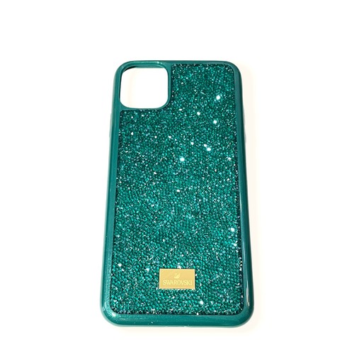 Auténtico estuche para teléfono inteligente Swarovski Glam Rock 11 Pro Max verde - Imagen 3 de 11