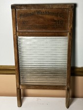 National Washboard Company No. 510 Atlantic Vintage Wash Board Made in USA National Washboard Company No. 510 Atlantic Vintage Wash Board Made in USA