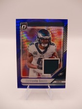 Devonta Smith 2024 Panini Donruss Optic Threads Prizm No. DTB-DSH