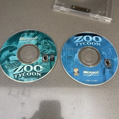Zoo Tycoon Discs Only 2003 PC Microsoft Game