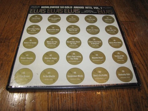 ELVIS PRESLEY - WORLDWIDE 50 GOLD AWARD HTIS, VOL 1 - SEALED RCA MONO BOX SET
