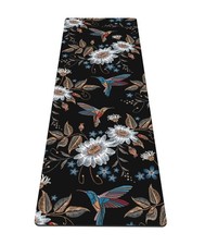 Yoga Mat Print Extra Thick TPE Non Slip Fitness Exercise Mat with Carrying Ba...