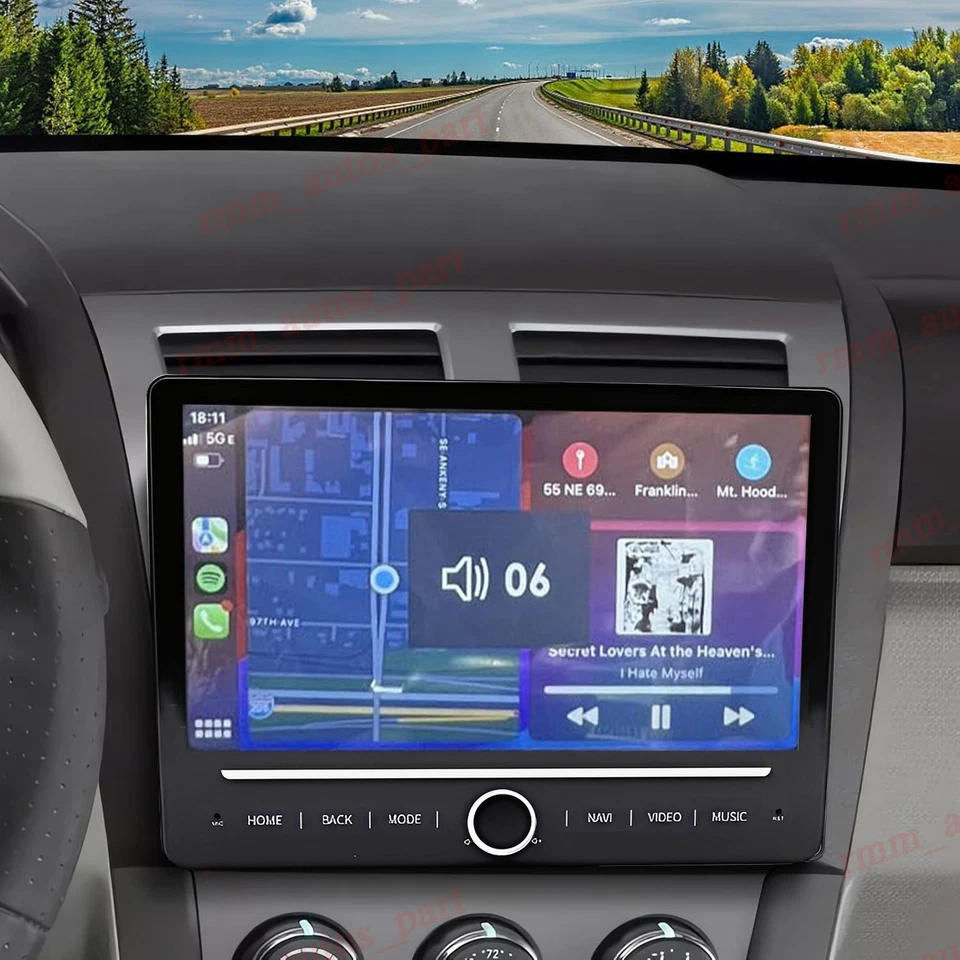 Radio estéreo para automóvil Dodge Avenger 2008-2014 4+64G GPS WIFI Android 14 Foto 2 de 4