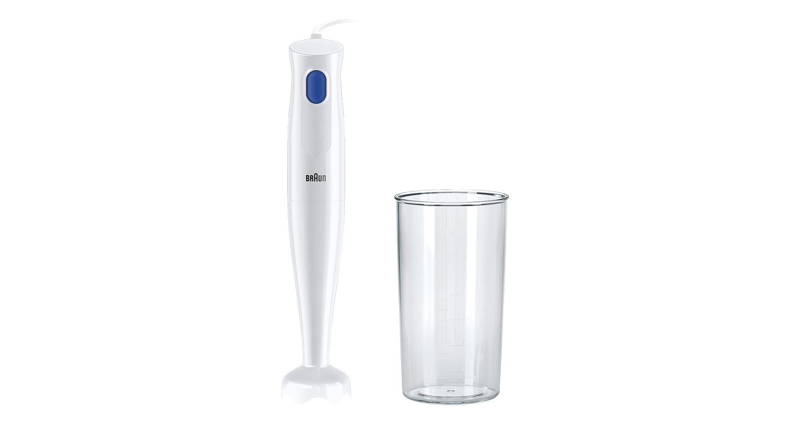 Braun MQ10.001PWH Minipimer: Il Frullatore a Immersione Salva-Spazio