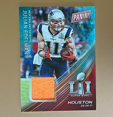 #ad Julian Edelman Super Bowl LI GAME USED PYLON 2016 17 Panini Black Friday SB 11 $495.00