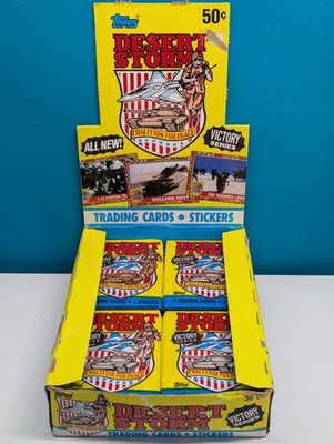 1991 Topps Desert Storm 'Victory Series' Wax Trading Card Packs