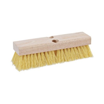 Boardwalk 3310 10'' Brush 2'' Cream Polypropylene Bristles Deck Brush Head New