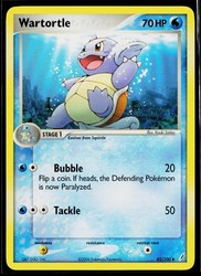 Wartortle 42/100 Uncommon Crystal Guardians Pokemon TCG