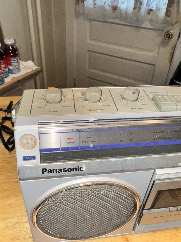 Panasonic AM FM Stereo Cassette Recorder RX 4940 - Image 4 of 4