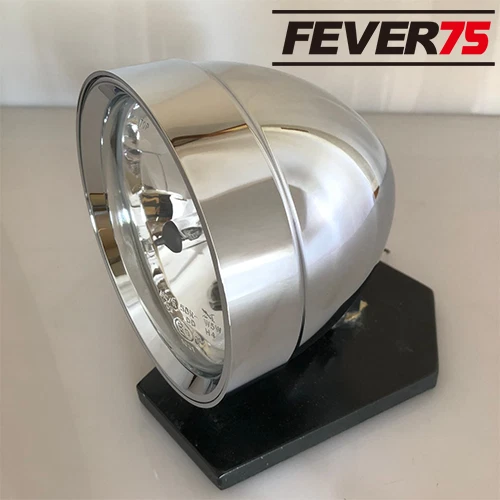 5" Chrome Billet Bullet Headlight For Harley Sportster XL Dyna Softail Bobber