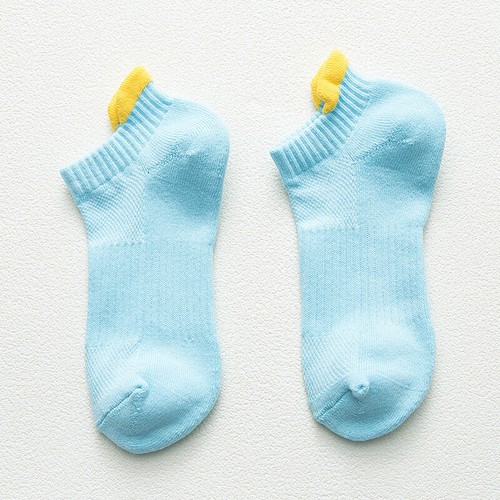 5 Paar Damen Sport Baumwollsocken Set tief geschnitten einfarbig Outdoor Crew Socken - Bild 10 von 16