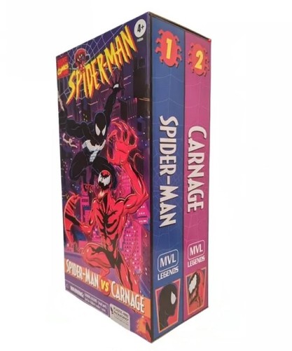 NEW Marvel Legends Comic ver. 2 Piece Set Spider-Man VS Carnage 6" Action Figure - Picture 4 of 13