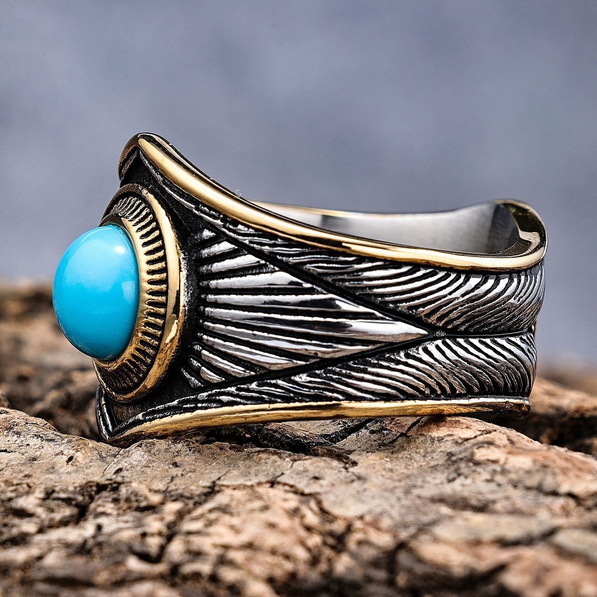 アクセサリー Indian Jewelry Ring TURQUOISE Amazon.com: DOLIOX Genuine Turquoise Rings for Women 925