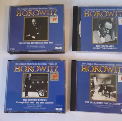 VLADIMIR HOROWITZ THE COMPLETE RECORDINGS 13 CD COLLECTION BOXED