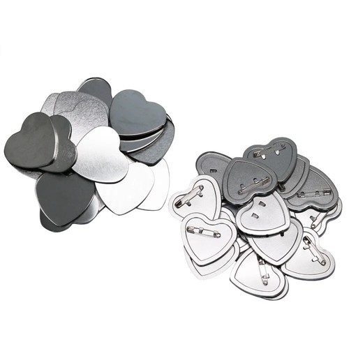 New Manual Heart Shape Magnet Badge Making Machine 57*53mm for DIY Decoration - Picture 6 of 13