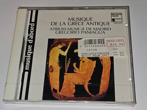 *NEW/SEALED* Musique de la Grece Antique CD Gregorio Paniagua *Free Shipping*