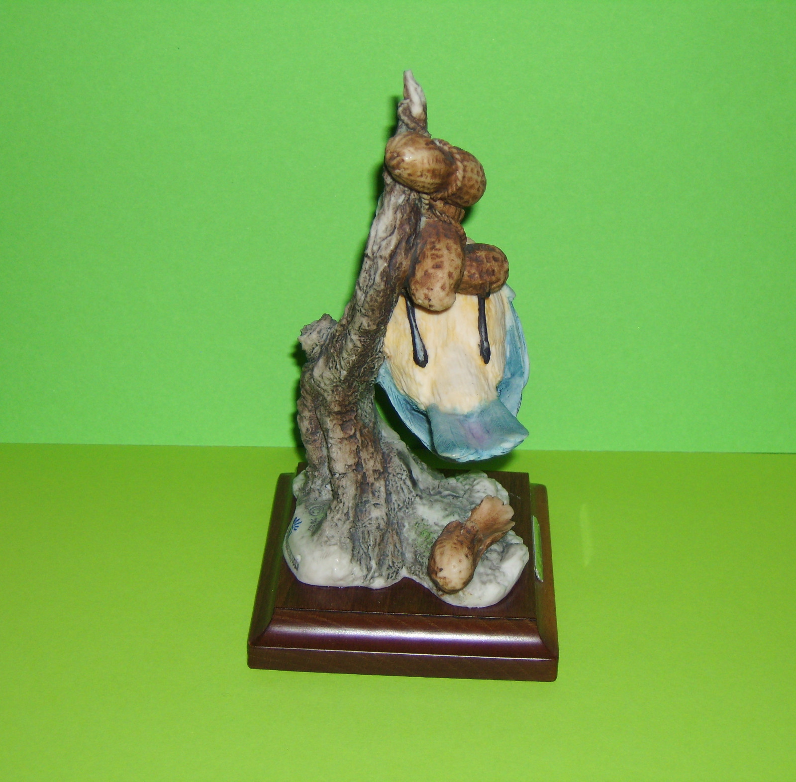 Details zu G. Armani Vogel Figur Blaumeise hängend Capodimonte Florence Shipping Worldwide Inländische neueste Arbeit