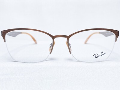 NEW Ray Ban RB6345 2732 Womens Brown/Grey Rectangle Eyeglasses