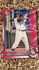 2022 Bowman Jorbit Vivas BP-24 Fuchsia Parallel /299 RC Rookie - YANKEES