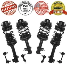 Front & Rear Complete Spring Struts W/Sway Bar links for Nissan Altima 1993-1999