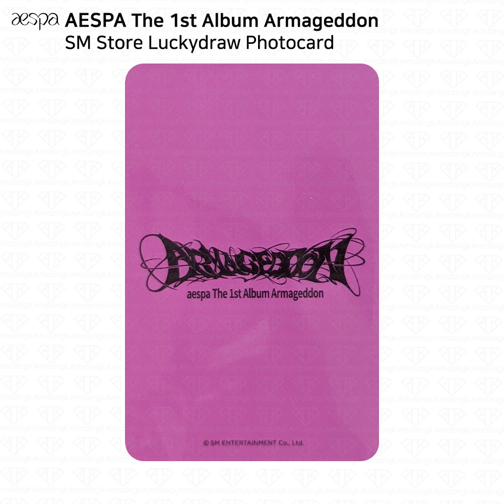 Aespa The 1st Album Armageddon Offline POP UP SM Store Luckydraw
