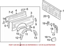 Genuine OEM Tailgate Lock Clip For Toyota 6958134010