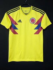 2018-19 Colombia Home Jersey Soccer Shirt S(Japan Size)