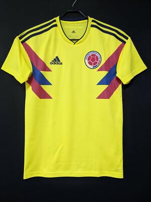 2018-19 Colombia Home Jersey Soccer Shirt S(Japan Size) | eBay
