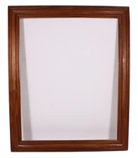 Rustic Classic Wood Oak ? Vtg 23x19 Frame for 16x20 Painting Print Photo Picture
